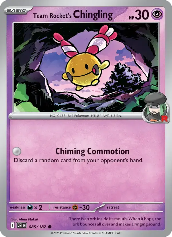 Team Rocket's Chingling #085 — Destined Rivals