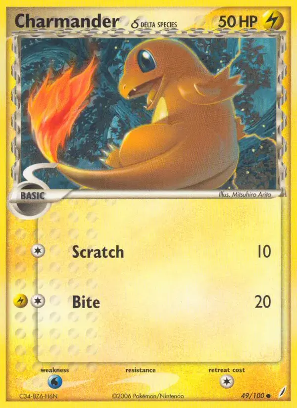 Charmander δ #49 — Crystal Guardians