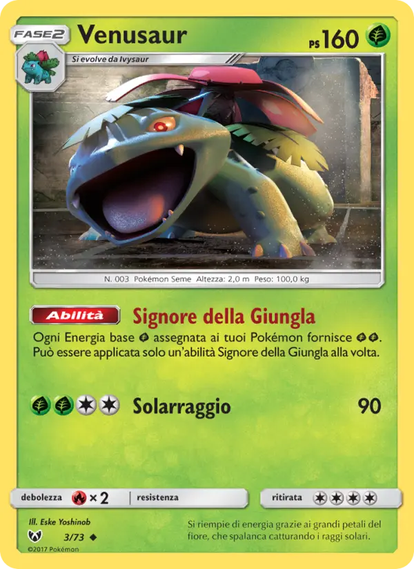 Carte Pokémon Florizarre #3 — Légendes Brillantes