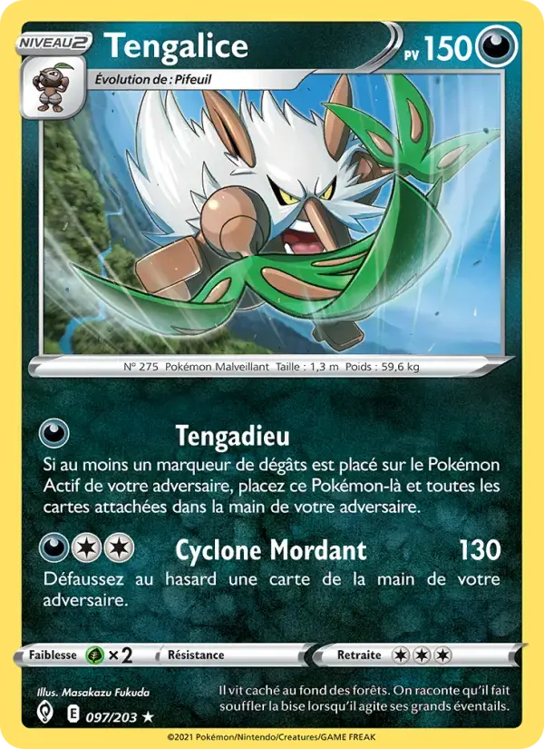 Carte Pokémon Tengalice #97 — Évolution Céleste