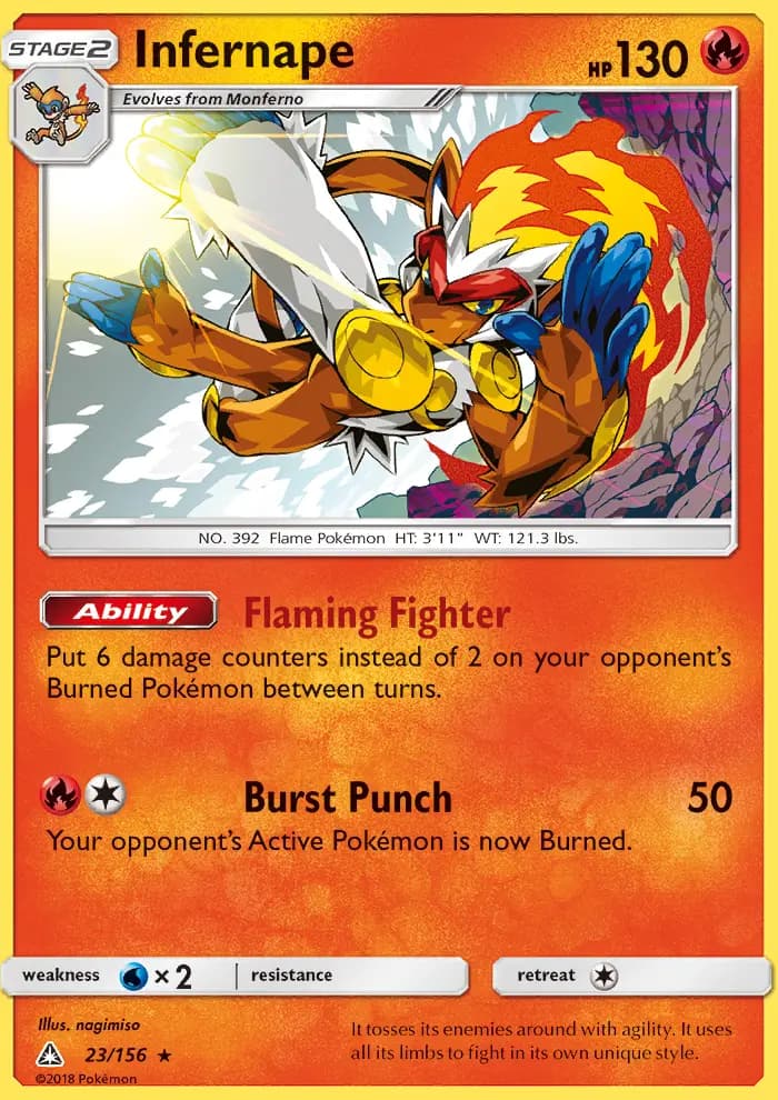 Infernape #23 — Ultra Prism