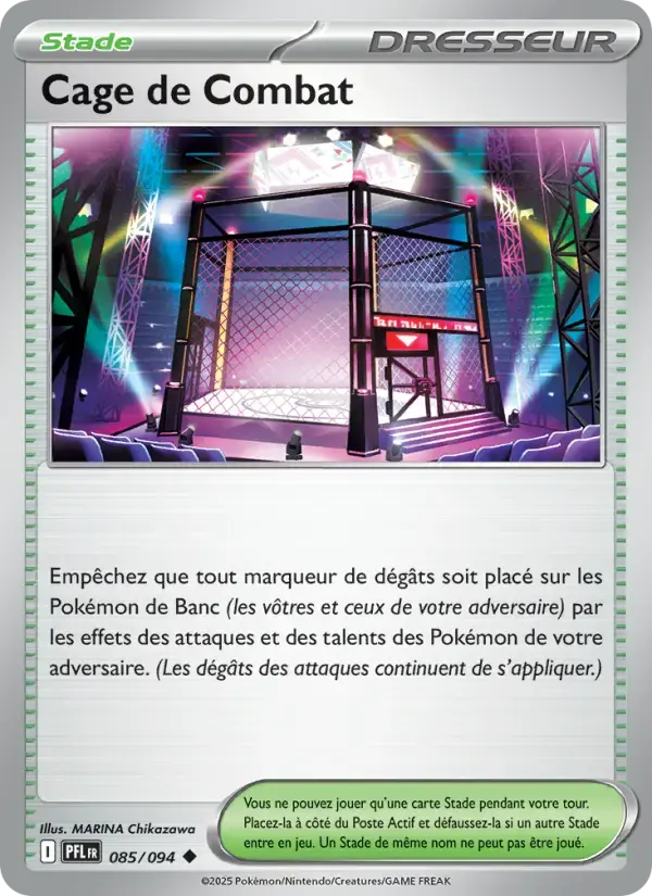 Carte Pokémon Cage de Combat #085 — Flammes Fantasmagoriques