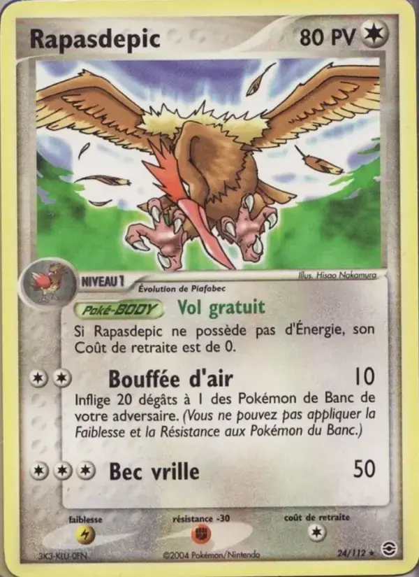 Carte Pokémon Rapasdepic #24 — Rouge Feu & Vert Feuille
