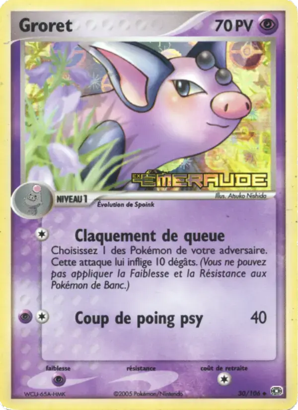 Carte Pokémon Groret #30 — Émeraude