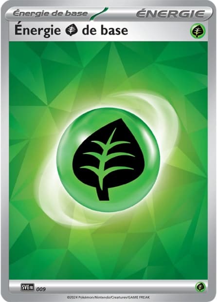 Carte Pokémon Énergie Plante #009 — Énergies Écarlate et Violet