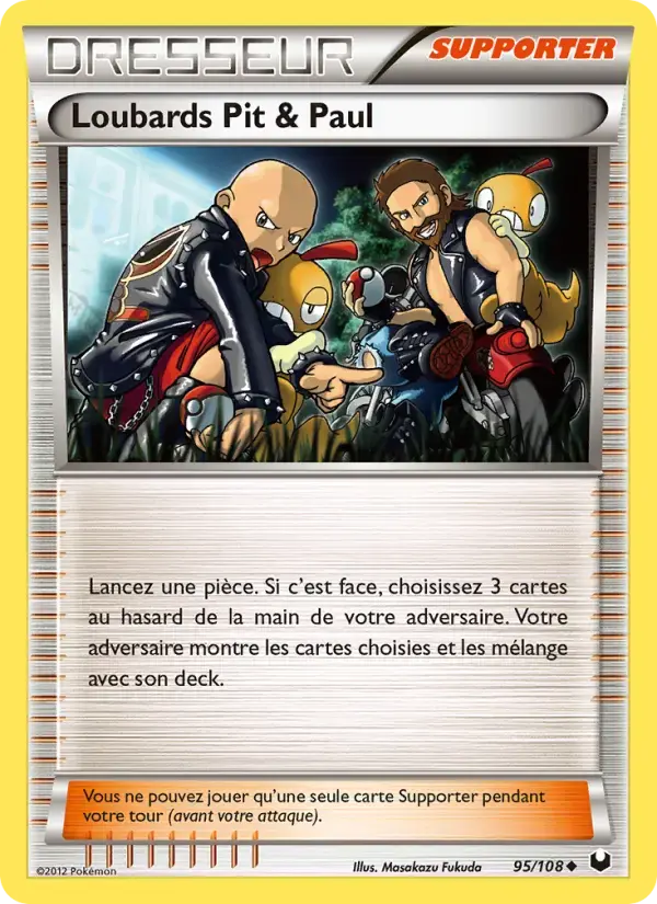 Carte Pokémon Loubards Pit & Paul #95 — Explorateurs Obscurs