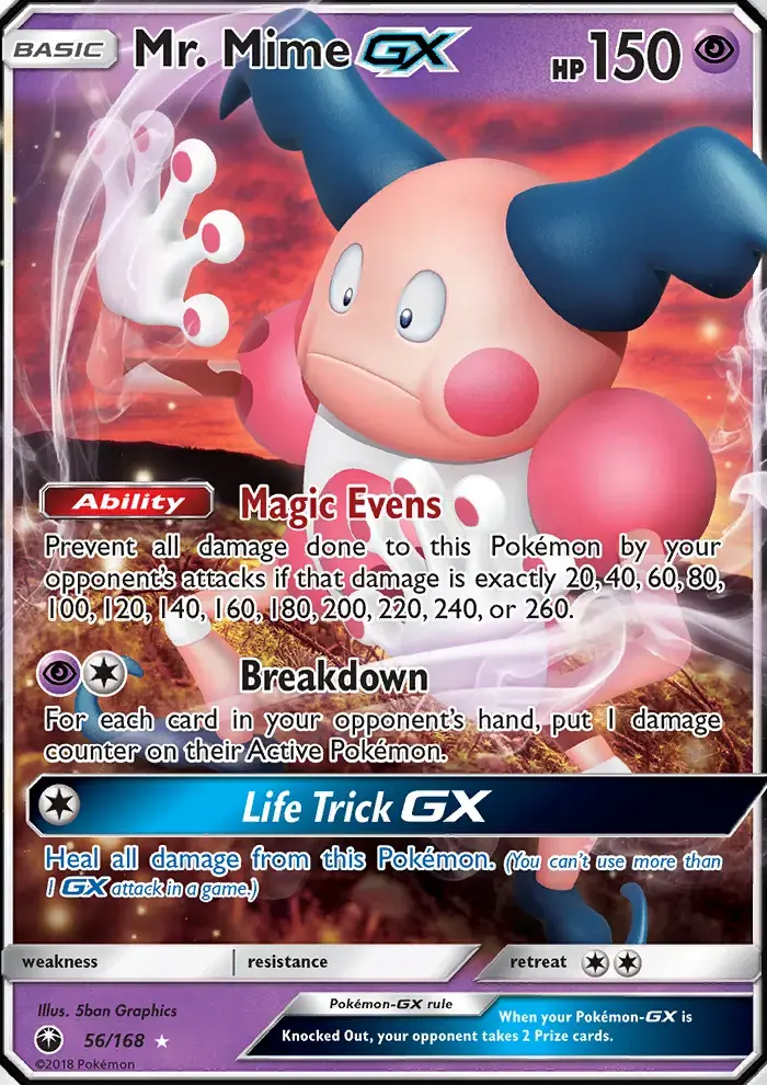 Mr. Mime GX #56 — Celestial Storm