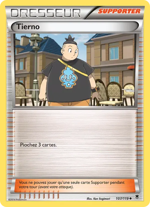Carte Pokémon Tierno #107 — Vigueur Spectrale