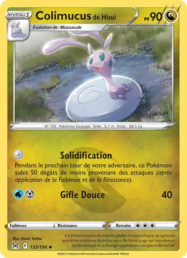 Carte Pokémon Colimucus de Hisui #133 — Origine Perdue