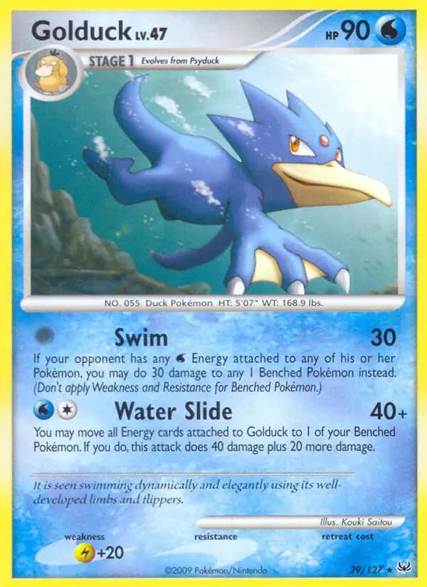 Golduck #29 — Platinum