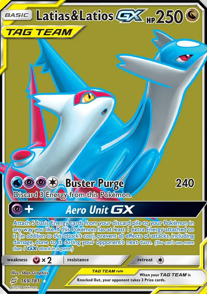 Latias & Latios GX #169 — Team Up