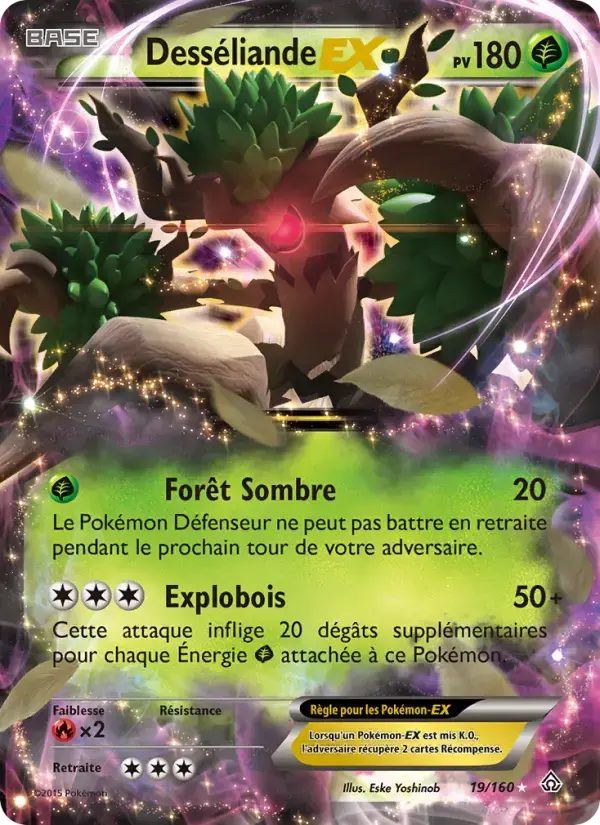 Carte Pokémon Desséliande EX #19 — Primo-Choc