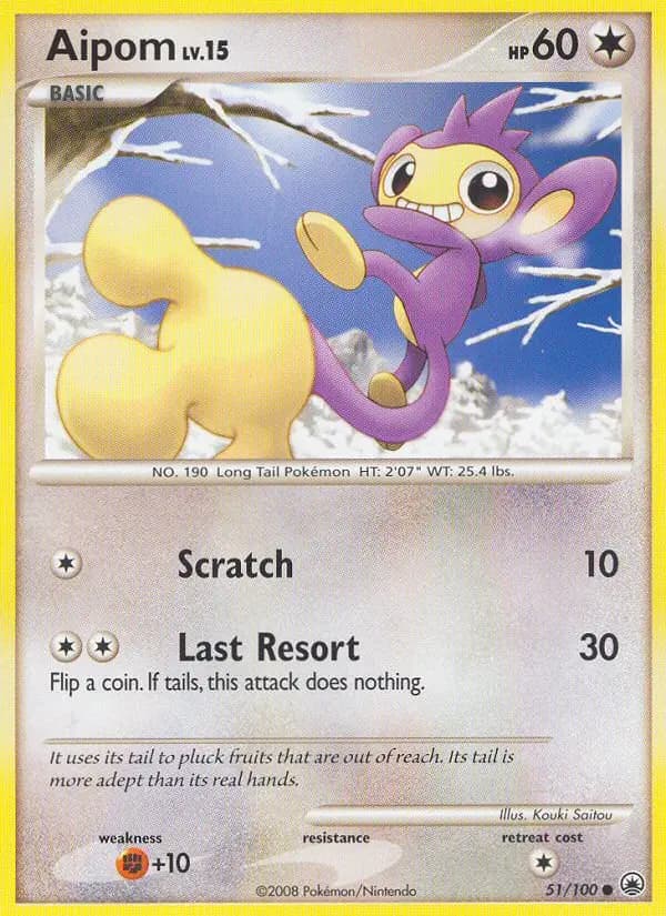 Aipom #51 — Majestic Dawn