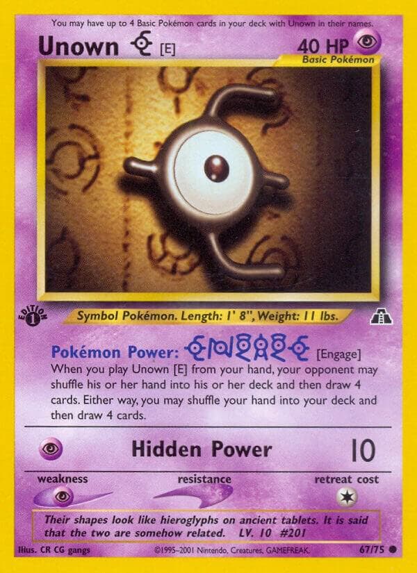 Unown [E] #67 — Neo Discovery