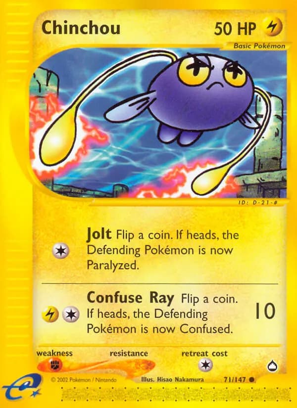 Chinchou #71 — Aquapolis