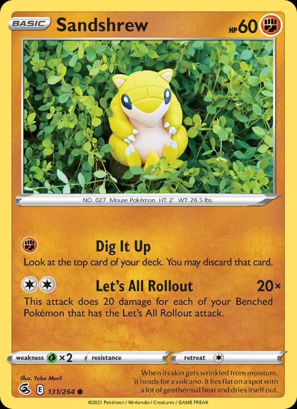 Sandshrew #131 — Fusion Strike