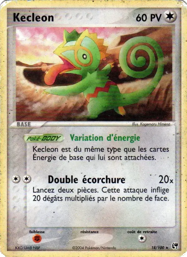 Carte Pokémon Kecleon #18 — Tempête de Sable