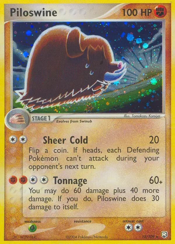 Piloswine #13 — EX Team Rocket Returns