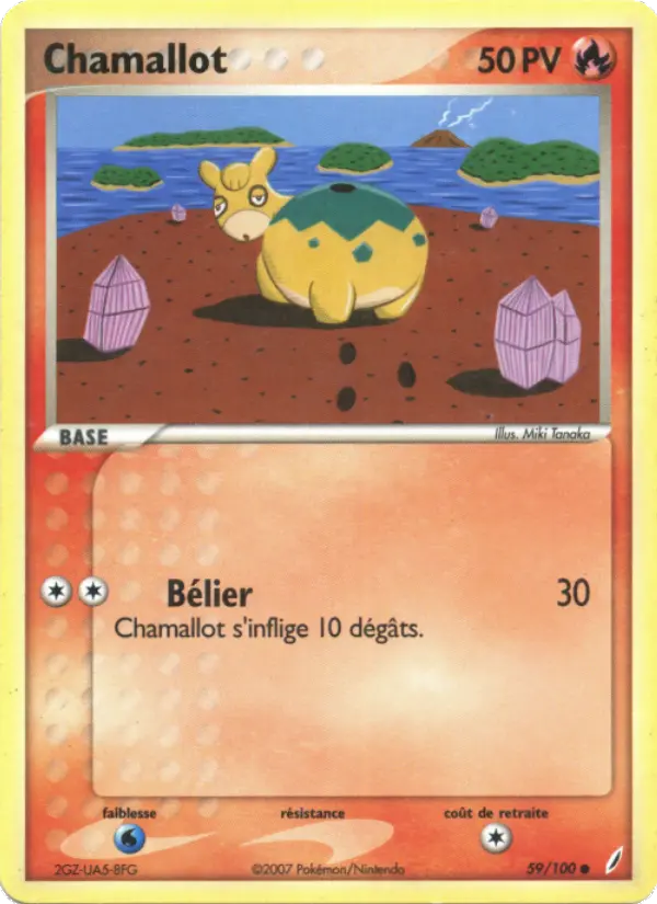 Carte Pokémon Chamallot #59 — Gardiens de Cristal