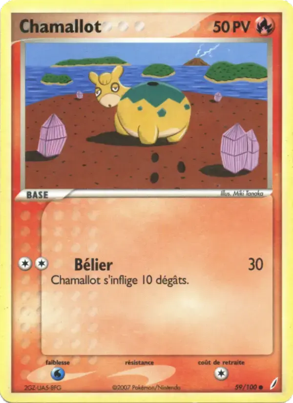 Carte Pokémon Chamallot #59 — Gardiens de Cristal
