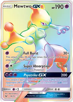 Mewtwo GX #76 — Shining Legends