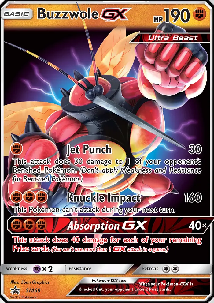 Carte Pokémon Câblifère GX #SM69 — Promos Soleil et Lune