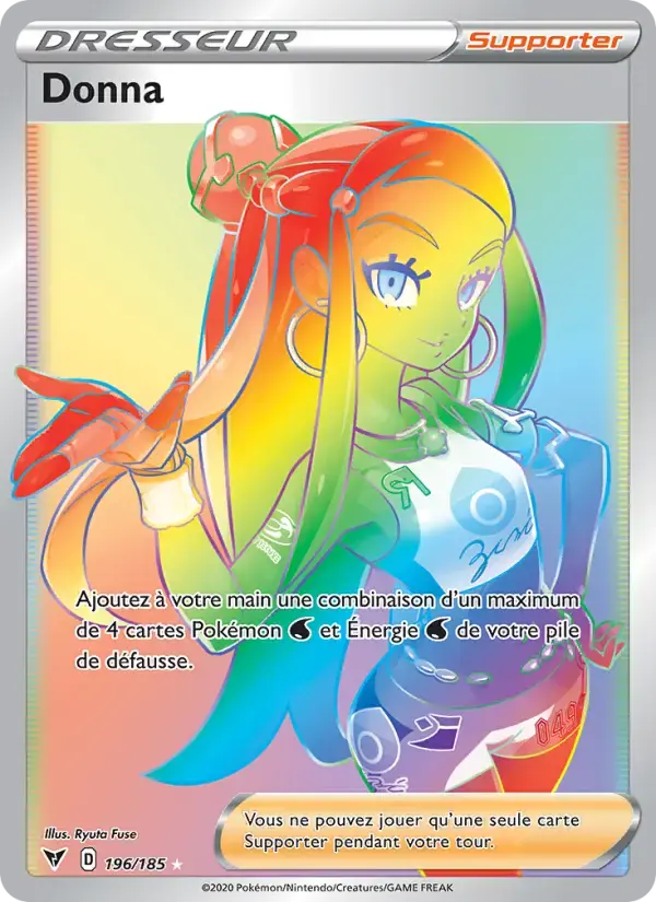 Carte Pokémon Donna #196 — Voltage Éclatant