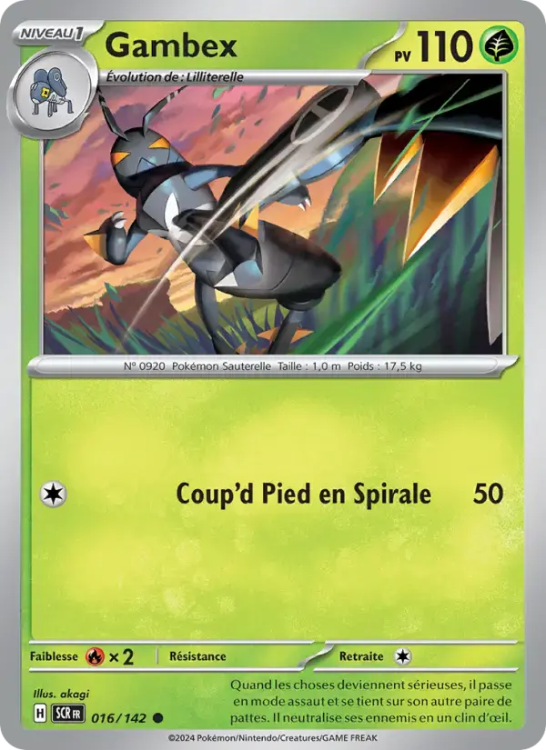 Carte Pokémon Gambex #016 — Couronne Stellaire