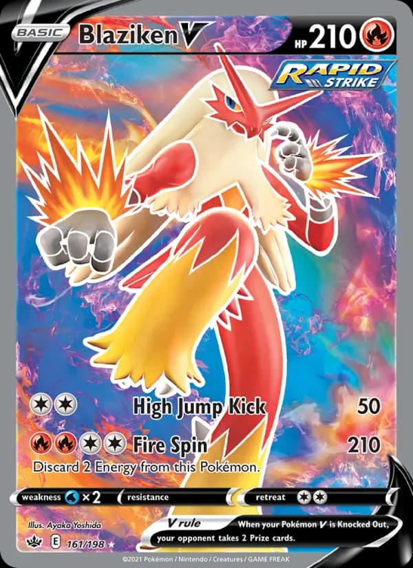 Blaziken V #161 — Chilling Reign