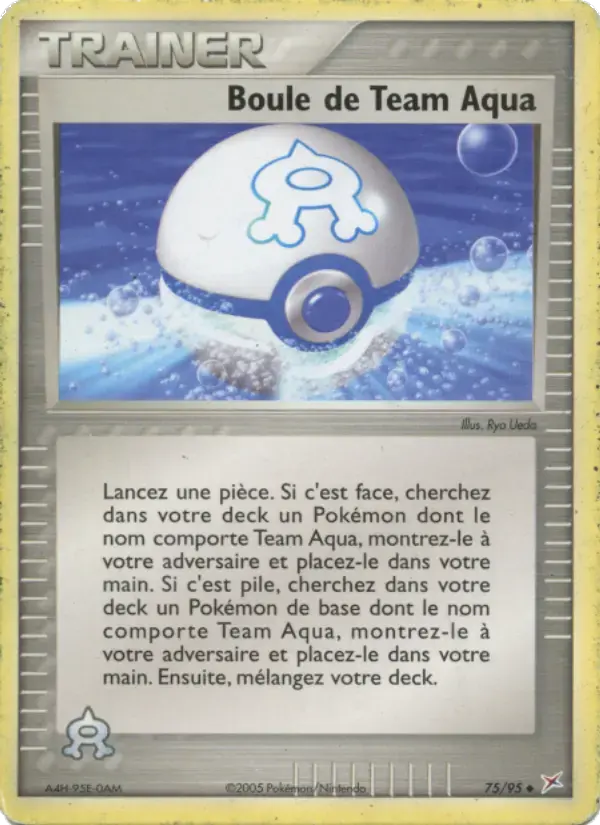 Carte Pokémon Boule de Team Aqua #75 — Team Magma vs Team Aqua