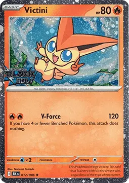 Victini #012 Stamp — Black Bolt