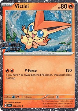 Victini #012 Stamp — Black Bolt