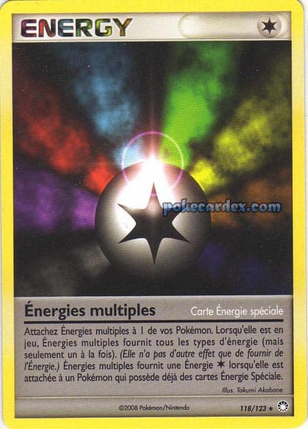 Carte Pokémon Énergies multiples #118 — Trésors Mystérieux