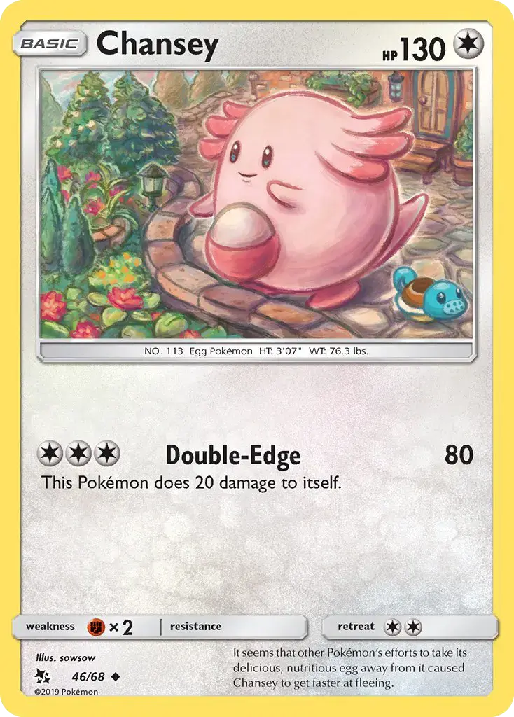Chansey #46 — Hidden Fates