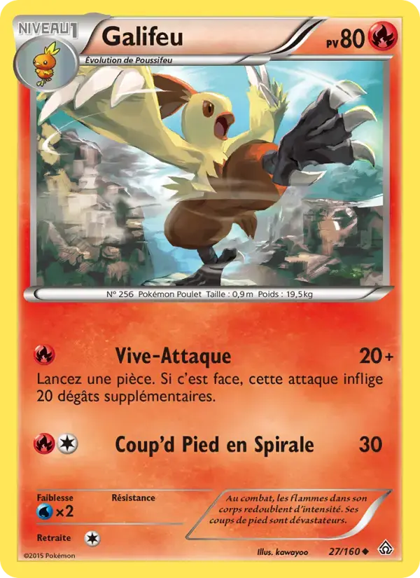 Carte Pokémon Galifeu #27 — Primo-Choc