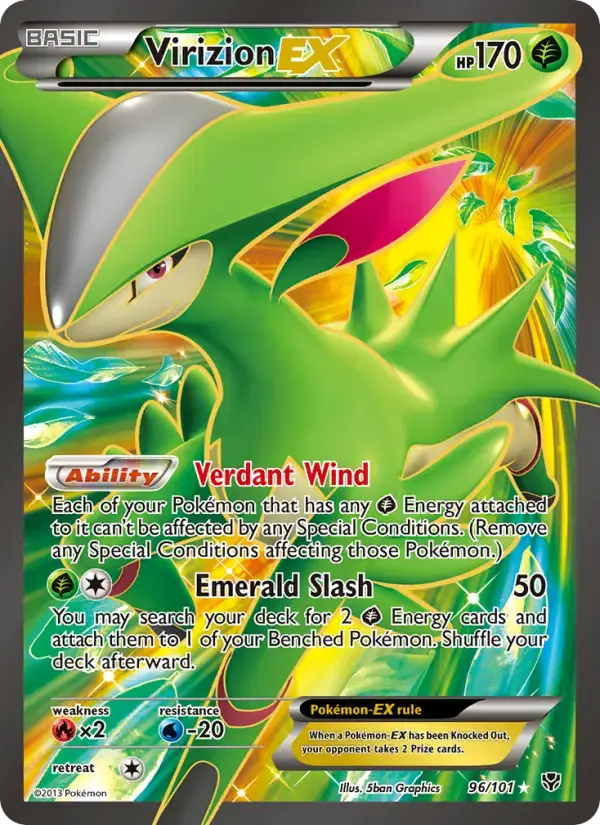 Virizion-EX #96 — Plasma Blast
