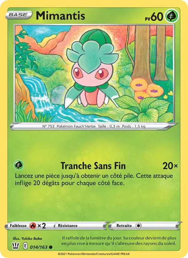 Carte Pokémon Mimantis #14 — Styles de Combat