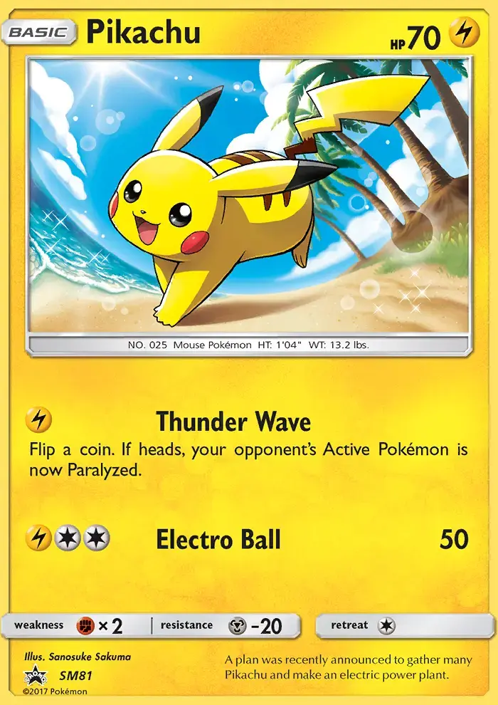 Pikachu #SM81 — Sun & Moon Promos