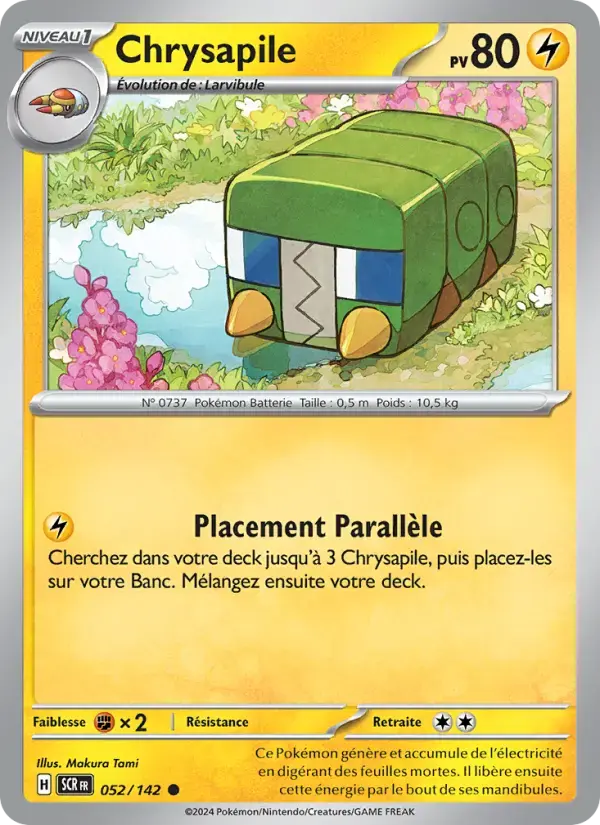 Carte Pokémon Chrysapile #052 — Couronne Stellaire