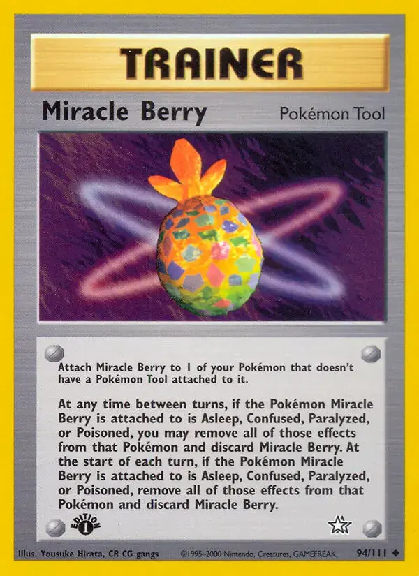 Carte Pokémon Miracle Berry #id-ac7c554642 — Jumbo