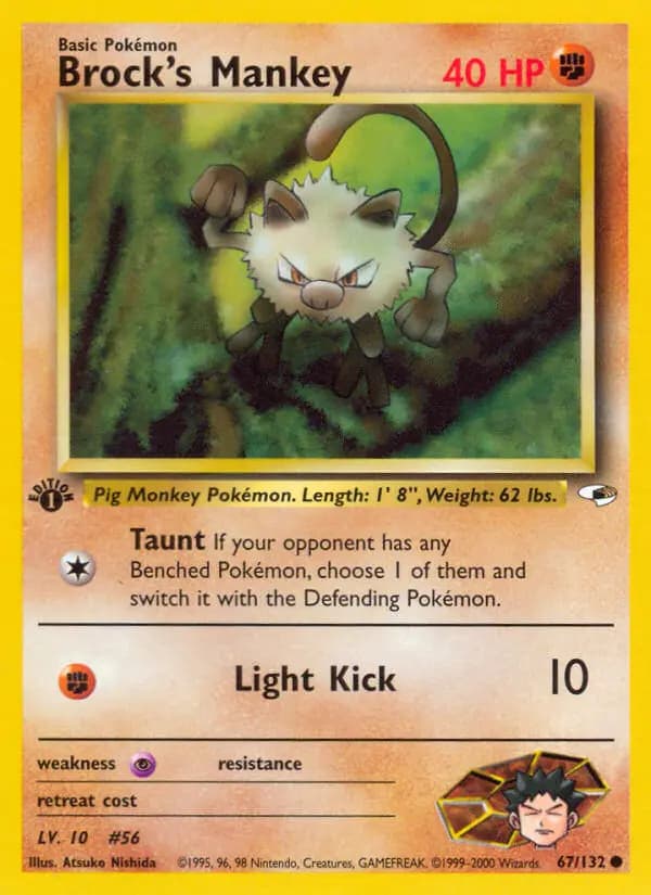 Brock's Mankey #67 — Gym Heroes