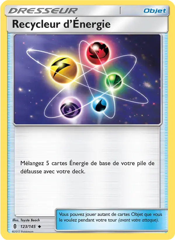 Carte Pokémon Recycleur d’Énergie #123 — Gardiens Ascendants