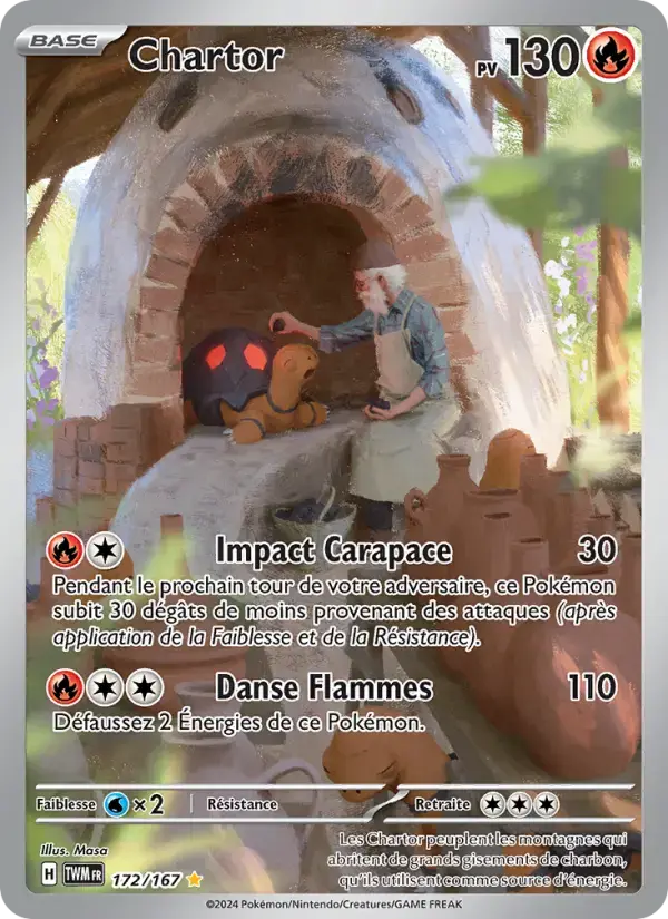 Carte Pokémon Chartor #172 — Mascarade Crépusculaire