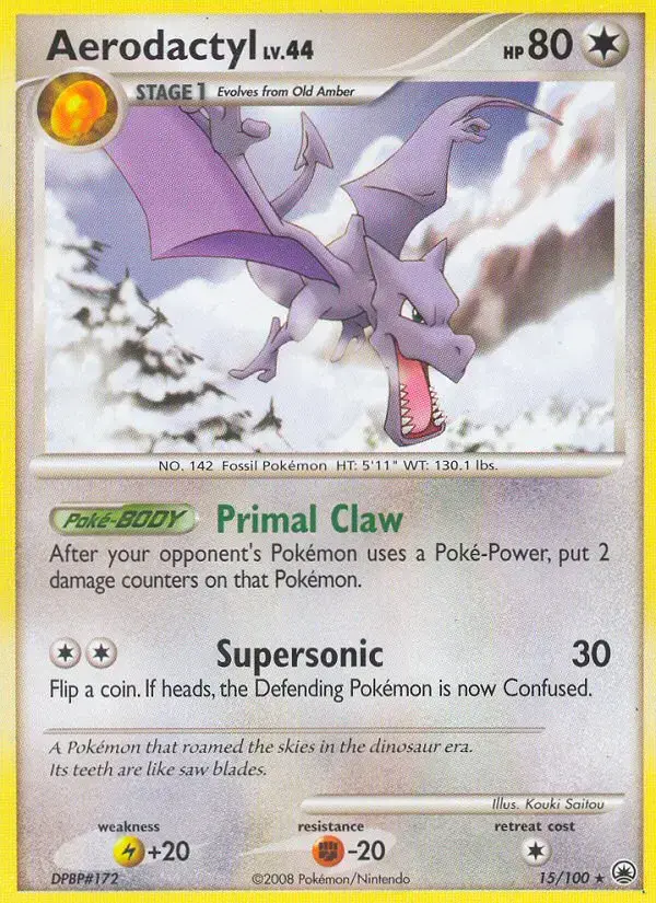 Aerodactyl #15 — Majestic Dawn