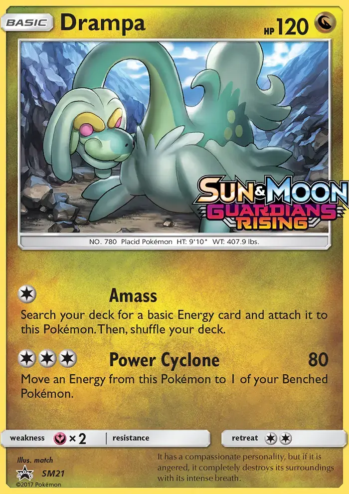 Drampa #SM21 — Sun & Moon Promos
