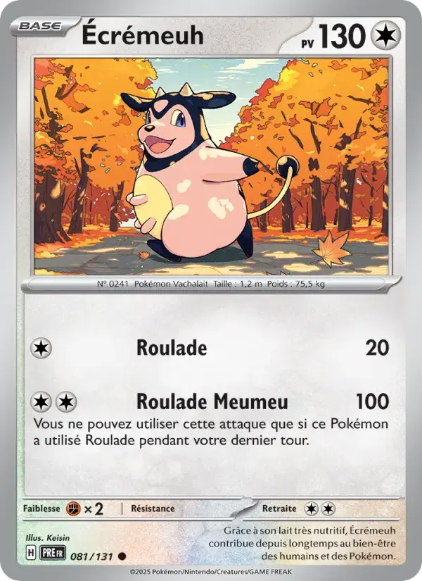 Carte Pokémon Écrémeuh #081 — Évolutions Prismatiques