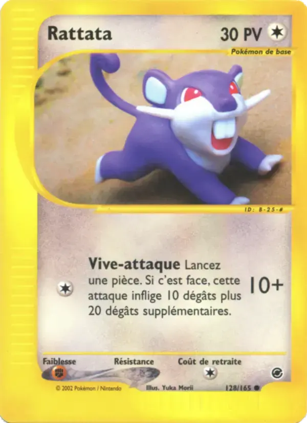 Carte Pokémon Rattata #128 — Expédition
