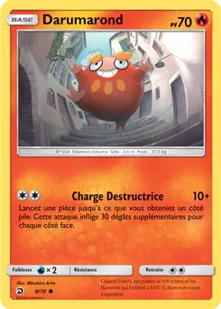 Carte Pokémon Darumarond #8 — Majesté des Dragons