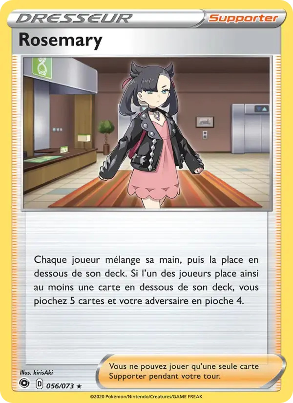 Carte Pokémon Rosemary #56 — La Voie du Maître