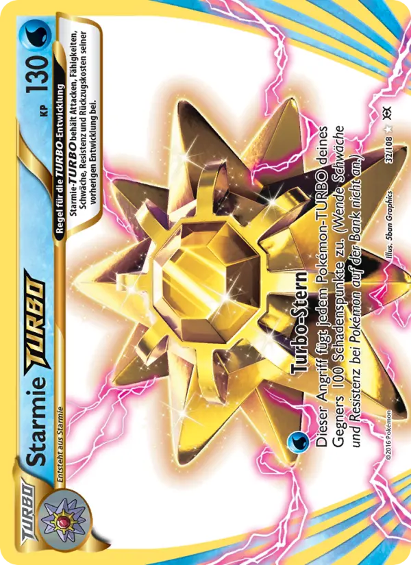 Carte Pokémon Staross TURBO #32 — Évolutions XY